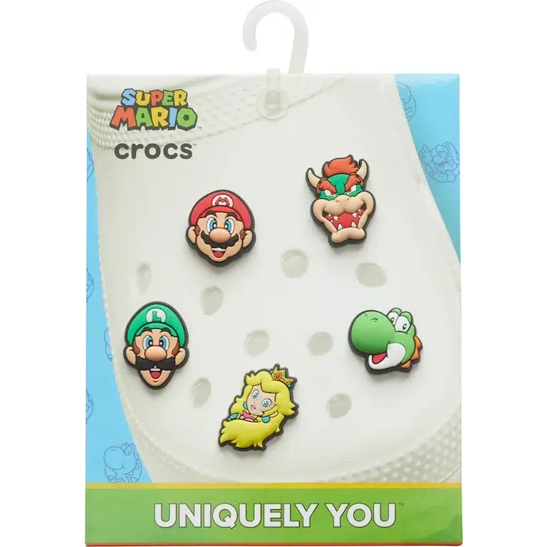Pack de 5 colgantes para zapatos Jibbitz™ de Super Mario™ Pack de 5 colgantes para zapatos Jibbitz™ de Super Mario™