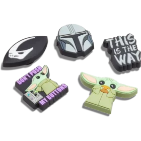 Pack de 5 colgantes para zapatos Jibbitz™ de «The Mandalorian» de Disney