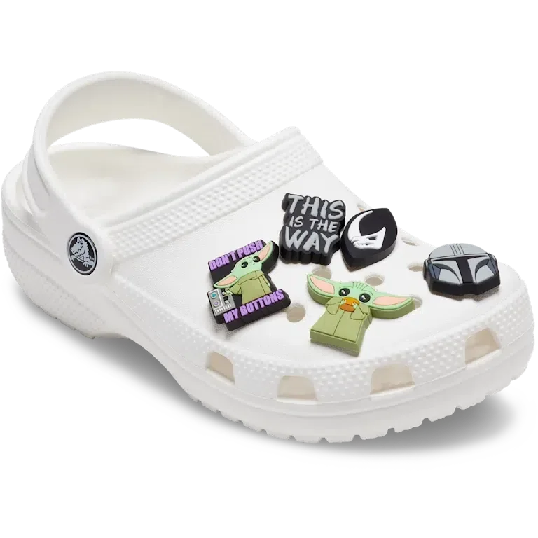 Pack de 5 colgantes para zapatos Jibbitz™ de «The Mandalorian» de Disney Pack de 5 colgantes para zapatos Jibbitz™ de «The Mandalorian» de Disney