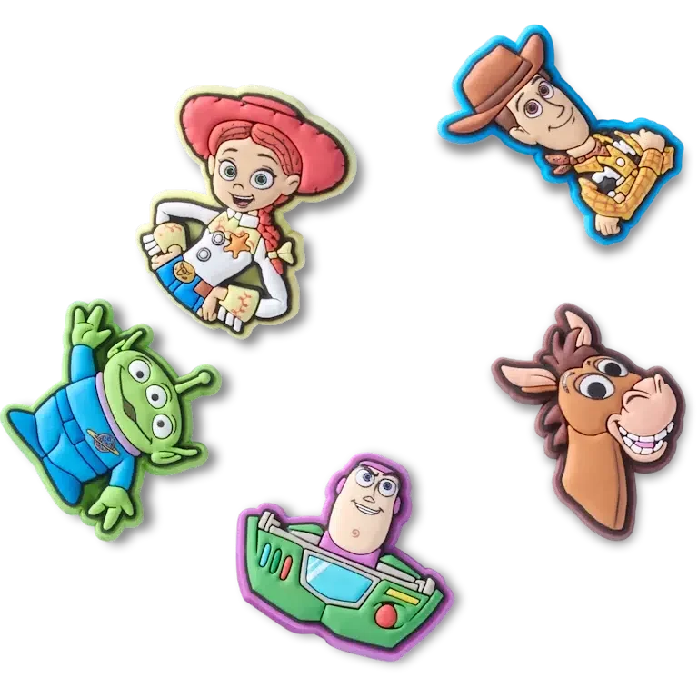 Pack de 5 colgantes para zapatos Jibbitz de «Toy Story» de Disney Pixar Pack de 5 colgantes para zapatos Jibbitz de «Toy Story» de Disney Pixar