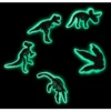 Pack de 5 colgantes para zapatos Jibbitz «Dino» que brillan en la oscuridad Pack de 5 colgantes para zapatos Jibbitz «Dino» que brillan en la oscuridad