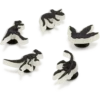Pack de 5 colgantes para zapatos Jibbitz «Dino» que brillan en la oscuridad Pack de 5 colgantes para zapatos Jibbitz «Dino» que brillan en la oscuridad