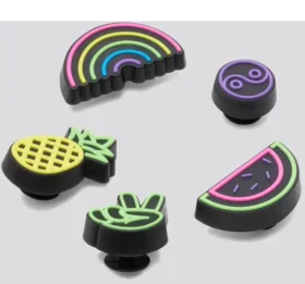 Pack de 5 colgantes para zapatos Jibbitz «Lights up Fun»