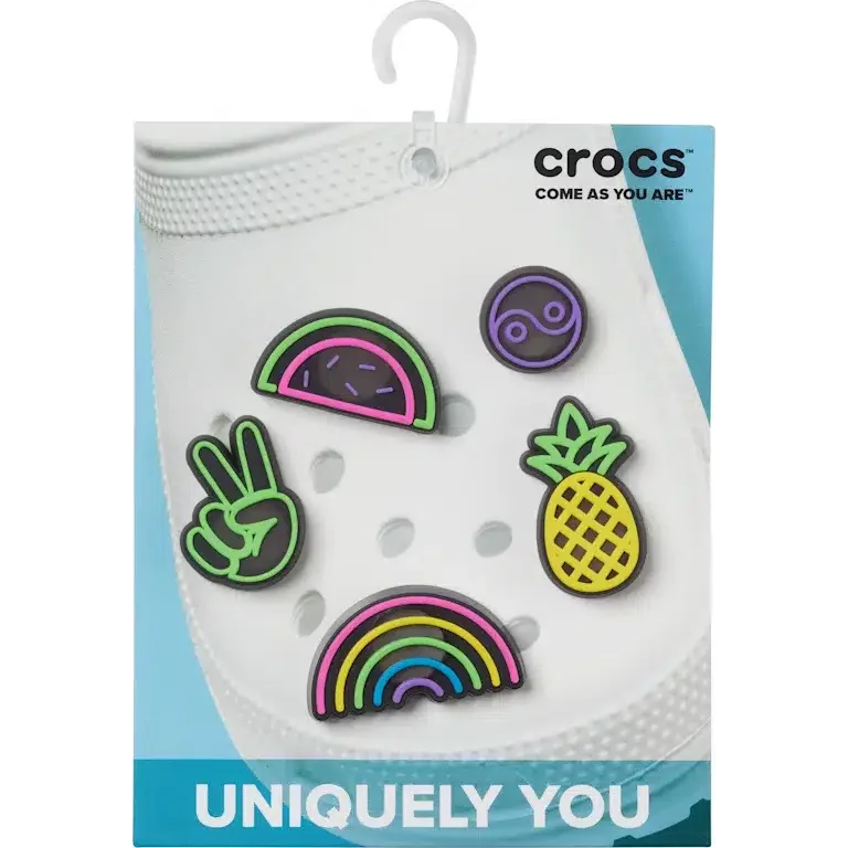 Pack de 5 colgantes para zapatos Jibbitz «Lights up Fun» Pack de 5 colgantes para zapatos Jibbitz «Lights up Fun»