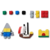 Paquete de 10 colgantes Jibbitz™ de la marca Lego®
