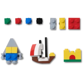 Paquete de 10 colgantes Jibbitz™ de la marca Lego®