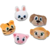 Paquete de 5 colgantes Jibbitz de animales peludos Paquete de 5 colgantes Jibbitz de animales peludos