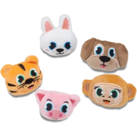Paquete de 5 colgantes Jibbitz de animales peludos