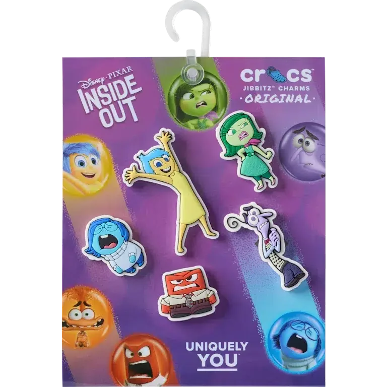 Paquete de 5 colgantes Jibbitz de «Del revés» de Pixar Paquete de 5 colgantes Jibbitz de «Del revés» de Pixar