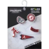 Paquete de 5 colgantes Jibbitz de la Universidad de Alabama Paquete de 5 colgantes Jibbitz de la Universidad de Alabama