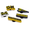 Paquete de 5 colgantes Jibbitz™ de la Universidad de Michigan Paquete de 5 colgantes Jibbitz™ de la Universidad de Michigan