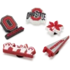 Paquete de 5 colgantes Jibbitz de la Universidad Estatal de Ohio Paquete de 5 colgantes Jibbitz de la Universidad Estatal de Ohio