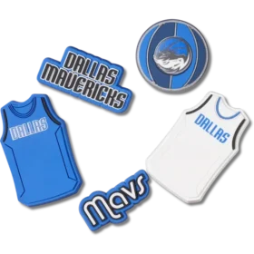 Paquete de 5 colgantes Jibbitz™ de los Dallas Mavericks de la NBA