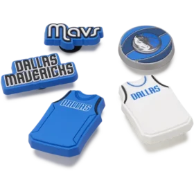 Paquete de 5 colgantes Jibbitz™ de los Dallas Mavericks de la NBA