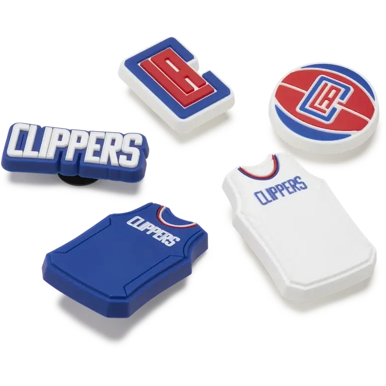 Paquete de 5 colgantes Jibbitz™ de los Los Angeles Clippers de la NBA Paquete de 5 colgantes Jibbitz™ de los Los Angeles Clippers de la NBA