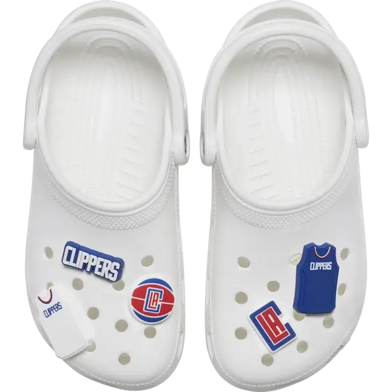 Paquete de 5 colgantes Jibbitz™ de los Los Angeles Clippers de la NBA Paquete de 5 colgantes Jibbitz™ de los Los Angeles Clippers de la NBA