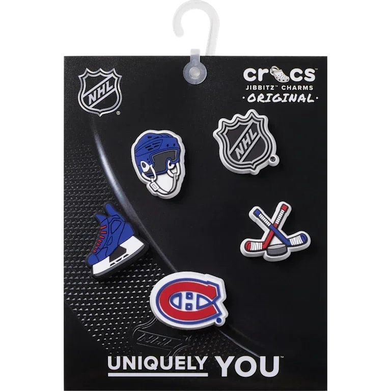 Paquete de 5 colgantes Jibbitz™ de los Montreal Canadiens® de la NHL® Paquete de 5 colgantes Jibbitz™ de los Montreal Canadiens® de la NHL®