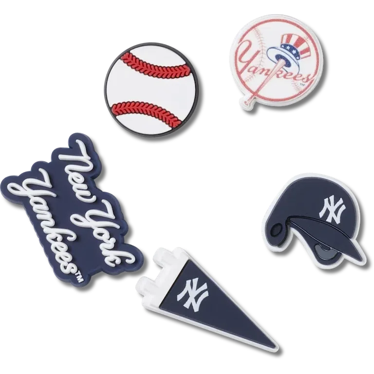 Paquete de 5 colgantes Jibbitz™ de los New York Yankees de la MLB Paquete de 5 colgantes Jibbitz™ de los New York Yankees de la MLB