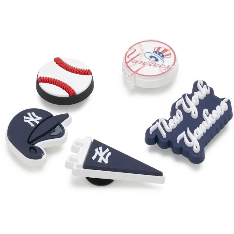 Paquete de 5 colgantes Jibbitz™ de los New York Yankees de la MLB Paquete de 5 colgantes Jibbitz™ de los New York Yankees de la MLB