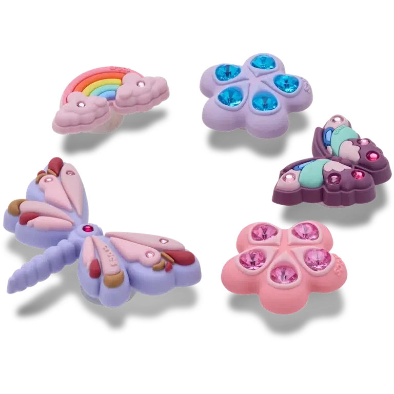 Paquete de 5 colgantes Jibbitz «Insectos del jardín mágico» Paquete de 5 colgantes Jibbitz «Insectos del jardín mágico»