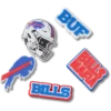 Paquete de 5 colgantes para zapatos Jibbitz de los Buffalo Bills de la NFL Paquete de 5 colgantes para zapatos Jibbitz de los Buffalo Bills de la NFL