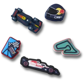 Paquete de 5 colgantes para zapatos Jibbitz™ de Oracle Red Bull Racing Crocs