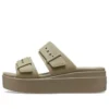 Sandalia de cuña baja Brooklyn «Beige»