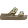 Sandalia de cuña baja Brooklyn «Beige»