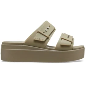 Sandalia de cuña baja Brooklyn «Beige»