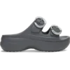 Sandalia de plataforma con hebilla bañada «Saturday» para mujer Sandalia de plataforma con hebilla bañada «Saturday» para mujer