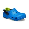 Sandalias azules de tacón plano