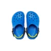 Sandalias azules de tacón plano