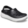 Sandalias Band Full Force con suela gruesa, negras y blancas, unisex