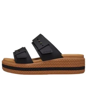 Sandalias Brooklyn Woven Buckle «Negro-marrón»