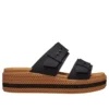 Sandalias Brooklyn Woven Buckle «Negro-marrón»