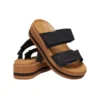 Sandalias Brooklyn Woven Buckle «Negro-marrón»