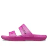 Sandalias clásicas y cómodas unisex en morado y rojo