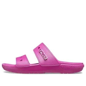 Sandalias clásicas y cómodas unisex en morado y rojo
