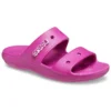 Sandalias clásicas y cómodas unisex en morado y rojo