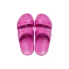 Sandalias clásicas y cómodas unisex en morado y rojo