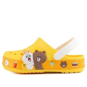 Sandalias Crocs de playa pequeñas amarillas