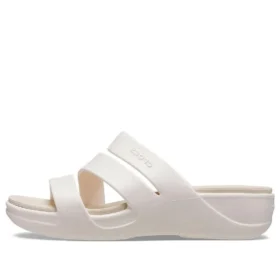 Sandalias de cuña con tiras «Boca» «Blanco»