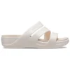 Sandalias de cuña con tiras «Boca» «Blanco»