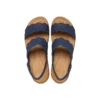Sandalias de cuña trenzadas Brooklyn «Azul marrón»