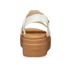 Sandalias de cuña trenzadas Brooklyn «Blanco-marrón»