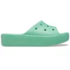 Sandalias de plataforma clásicas «Green»