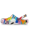 Sandalias de playa clásicas unisex multicolor y blancas
