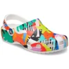 Sandalias de playa clásicas unisex multicolor y blancas