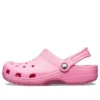 Sandalias de playa tipo zueco clásicas rosa