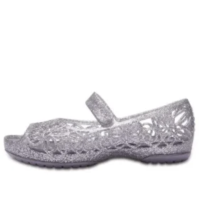 Sandalias de punta abierta Glitter Isabella «Silver»